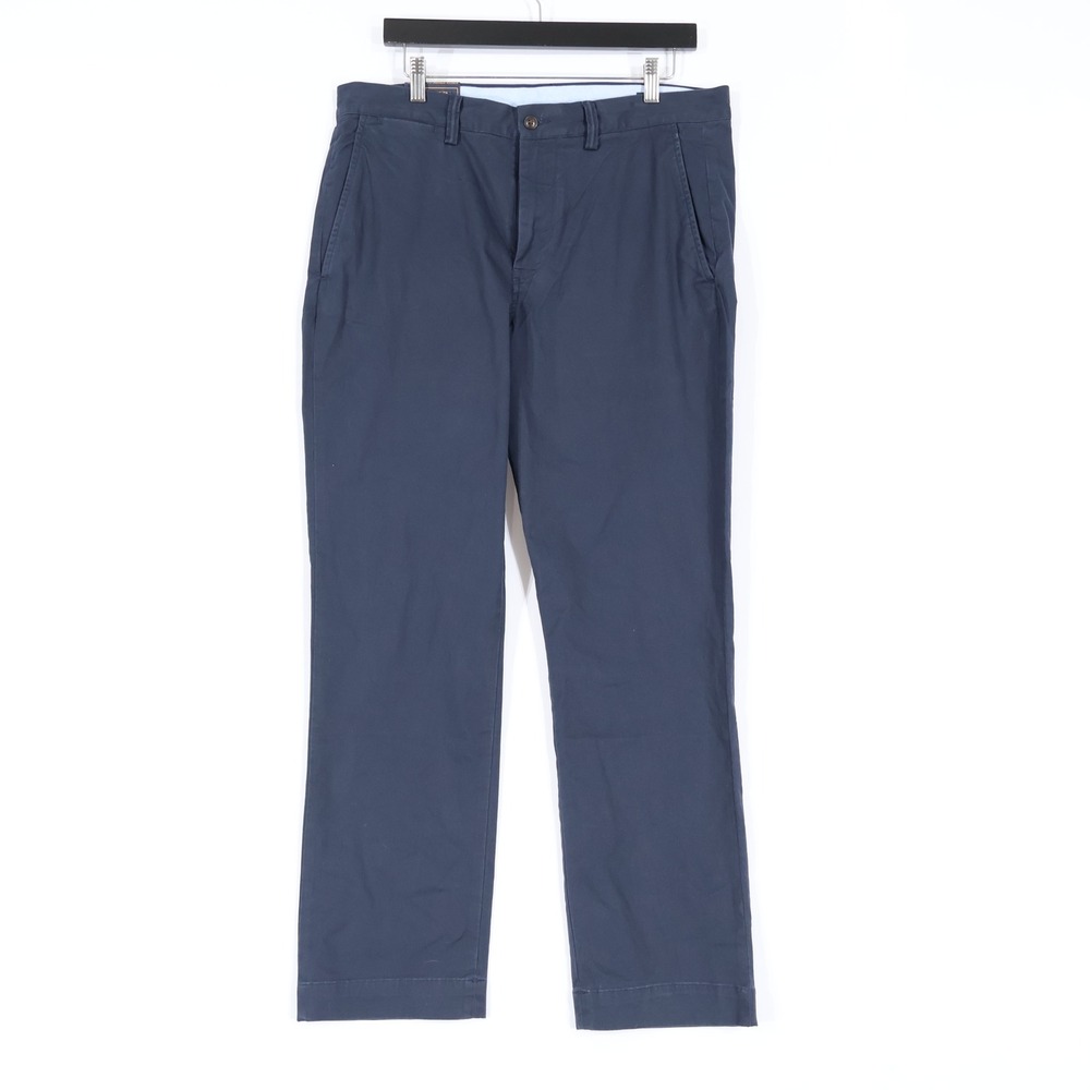 Polo Ralph Lauren Bedford Straight Chino Mens 34/30 Dark Blue Classic $125 NWT